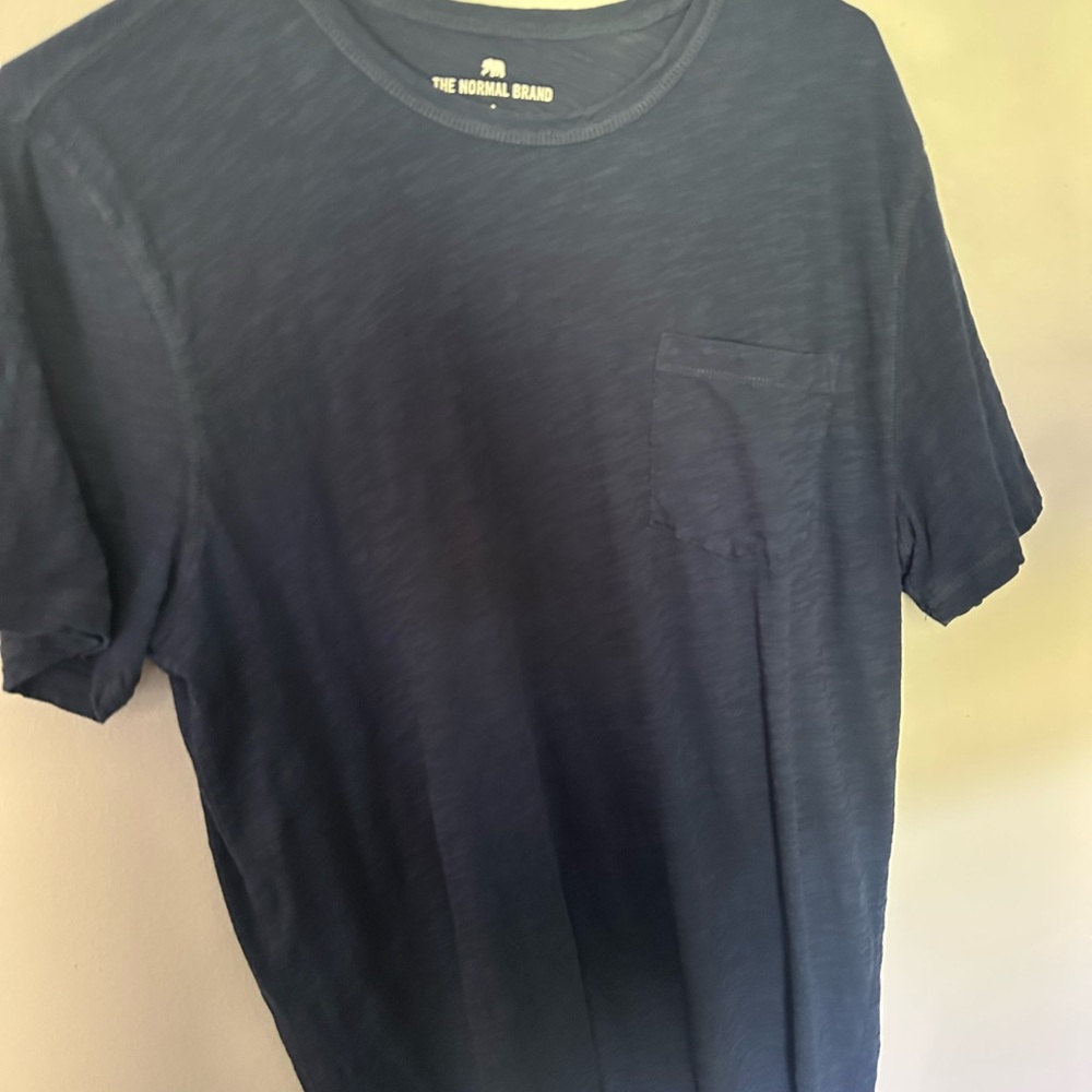 The Normal Brand Blue Short Sleeve Tee - Like New